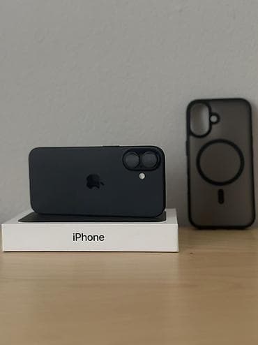 IPhone 16, Б/у, 128 ГБ, Черный, Коробка at lalafo.kg IPhone 16, Б/у, 128 ГБ, Черный, Коробка