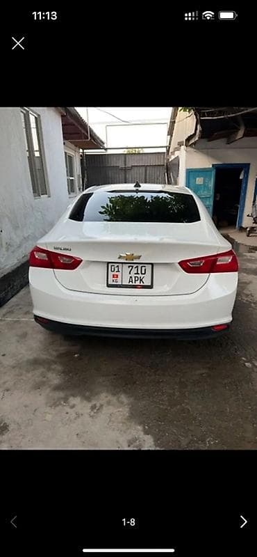 Chevrolet Malibu: 2017 г., 1.5 л, Автомат, Бензин, Седан at lalafo.kg Chevrolet Malibu: 2017 г., 1.5 л, Автомат, Бензин, Седан