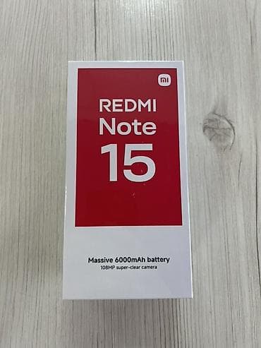 Redmi, Redmi Note 15, Жаңы, 128 ГБ, түсү - Кара lalafo.kg да Redmi, Redmi Note 15, Жаңы, 128 ГБ, түсү - Кара