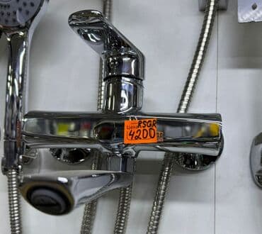 Смеситель для ванны/душа, настенный, однорычажный. - Корпус из at lalafo.kg Смеситель для ванны/душа, настенный, однорычажный. - Корпус из