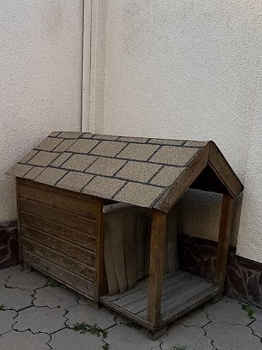 Продаю собачью будку. Материал- дерево, хорошего качества . Теплая, не at lalafo.kg Продаю собачью будку. Материал- дерево, хорошего качества . Теплая, не
