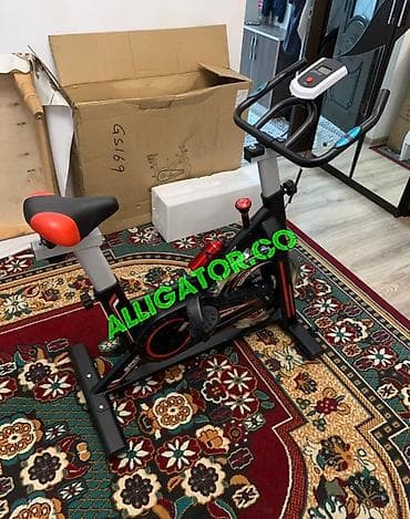 Велотренажер спинбайк маховик 8 кг выдерживает вес до 120 кг at lalafo.kg Велотренажер спинбайк маховик 8 кг выдерживает вес до 120 кг