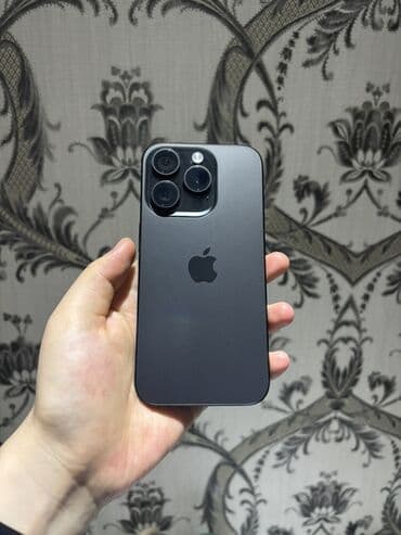 IPhone 15 Pro, Б/у, 256 ГБ, Black Titanium, 88 % at lalafo.kg IPhone 15 Pro, Б/у, 256 ГБ, Black Titanium, 88 %