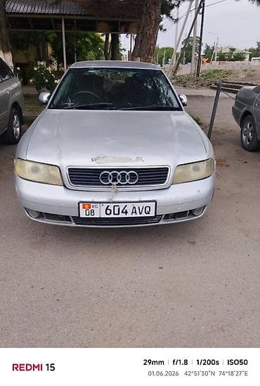 Audi A4: 1999 г., 1.8 л, Автомат, Бензин, Седан lalafo.kg да Audi A4: 1999 г., 1.8 л, Автомат, Бензин, Седан