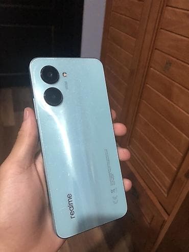 Realme C33, Б/у, 128 ГБ, цвет - Голубой at lalafo.kg Realme C33, Б/у, 128 ГБ, цвет - Голубой