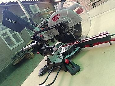 Торцовочная пила ЗУБР с протяжкой - Тип: электрическая торцовочная at lalafo.kg Торцовочная пила ЗУБР с протяжкой - Тип: электрическая торцовочная