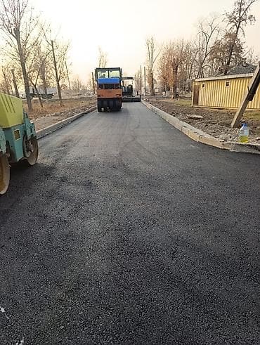 Асфальтирование дорог, дворов и промышленных площадок - Полный цикл at lalafo.kg Асфальтирование дорог, дворов и промышленных площадок - Полный цикл