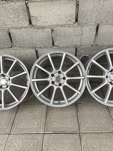 Литые Диски R 18 Enkei, Комплект, отверстий - 5, Б/у at lalafo.kg Литые Диски R 18 Enkei, Комплект, отверстий - 5, Б/у