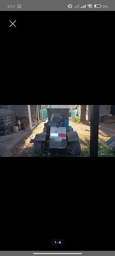 Самодельный мини-трактор (садово‑огородный) - Конструкция на колёсной at lalafo.kg Самодельный мини-трактор (садово‑огородный) - Конструкция на колёсной