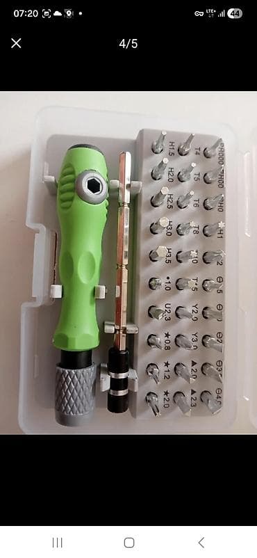 Мультитулдар: Набор прецизионных отверток с битами в пластиковом кейсе. Состав: - lalafo.kg да — 3 Мультитулдар: Набор прецизионных отверток с битами в пластиковом кейсе. Состав: - — 3