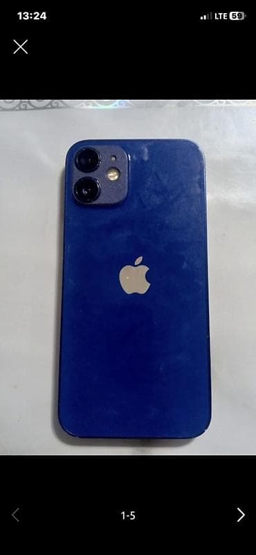 IPhone 12 mini, Б/у, 128 ГБ, Синий, 71 % at lalafo.kg IPhone 12 mini, Б/у, 128 ГБ, Синий, 71 %