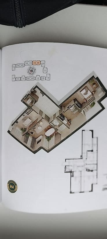 3 комнаты, 110 м² at lalafo.kg 3 комнаты, 110 м²