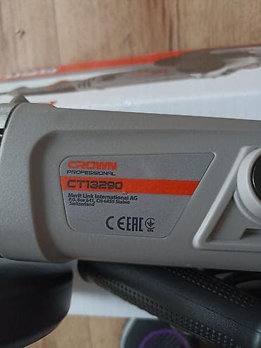 Жасалгалоочу шаймандар: БОЛГАРКА 125о. Угловая шлифовальная машина Crown CT13290 с диском lalafo.kg да — 3 Жасалгалоочу шаймандар: БОЛГАРКА 125о. Угловая шлифовальная машина Crown CT13290 с диском — 3