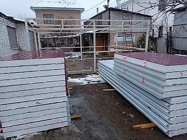 Толь: Сэндвич‑панели для строительства и утепления Описание: - Трехслойные at lalafo.kg — 1 Толь: Сэндвич‑панели для строительства и утепления Описание: - Трехслойные — 1