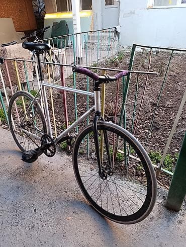 Фикс-байк / сингл-спид городской - Рама: стальная, дорожная at lalafo.kg Фикс-байк / сингл-спид городской - Рама: стальная, дорожная