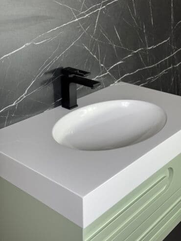 Тумба для ванны, Новый, С раковиной, МДФ, Бесплатная доставка, цвет - Коричневый at lalafo.kg — 21 Тумба для ванны, Новый, С раковиной, МДФ, Бесплатная доставка, цвет - Коричневый — 21