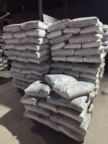 Цемент в мешках - Тип: портландцемент/композиционный цемент (по at lalafo.kg Цемент в мешках - Тип: портландцемент/композиционный цемент (по
