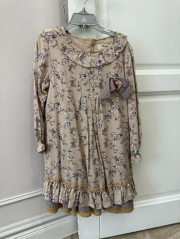 Детское платье, цвет - Бежевый, Б/у at lalafo.kg Детское платье, цвет - Бежевый, Б/у