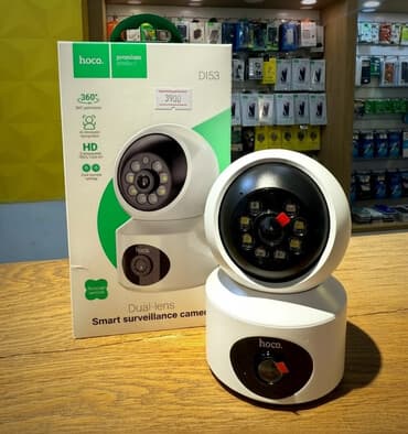 Умная камера видеонаблюдения Hoco DI53 (Dual-lens) - Две камеры at lalafo.kg Умная камера видеонаблюдения Hoco DI53 (Dual-lens) - Две камеры