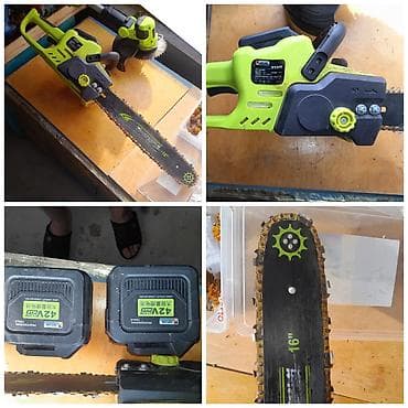 Электроддор: Аккумуляторная цепная пила 24V звоните на вотсап +в комплекте 2 новые lalafo.kg да — 1 Электроддор: Аккумуляторная цепная пила 24V звоните на вотсап +в комплекте 2 новые — 1