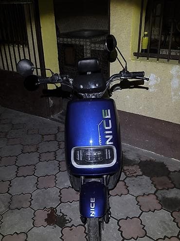 Электроскутер NICE (синий) Запас хода 50км - Компактный городской at lalafo.kg Электроскутер NICE (синий) Запас хода 50км - Компактный городской