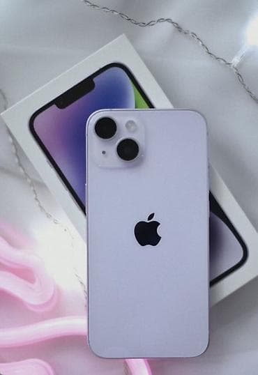 IPhone 14, Б/у, 128 ГБ, Deep Purple, Зарядное устройство, Чехол, Коробка, 81 % at lalafo.kg IPhone 14, Б/у, 128 ГБ, Deep Purple, Зарядное устройство, Чехол, Коробка, 81 %