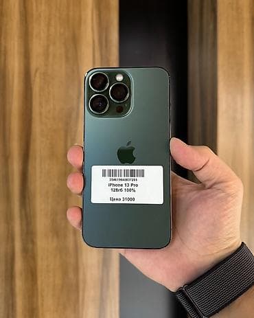 IPhone 13 Pro, Б/у, 128 ГБ, Alpine Green, Защитное стекло, Чехол, 100 % at lalafo.kg IPhone 13 Pro, Б/у, 128 ГБ, Alpine Green, Защитное стекло, Чехол, 100 %