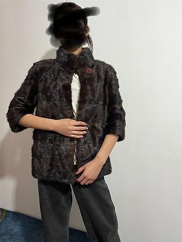 Шуба, Норка, По колено, M at lalafo.kg Шуба, Норка, По колено, M