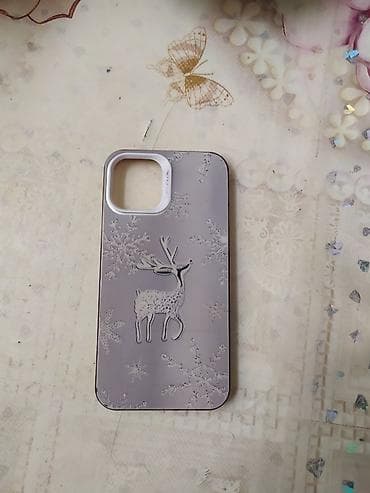 Чехол на Айфоне Чехол для смартфона с зимним рельефным рисунком (олень at lalafo.kg Чехол на Айфоне Чехол для смартфона с зимним рельефным рисунком (олень