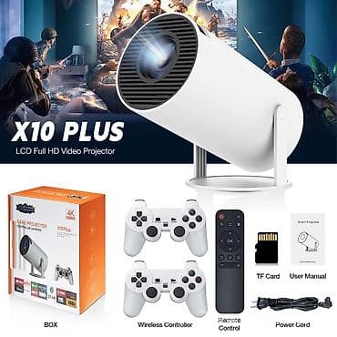 Другое ТВ и видео: Видео проектор X10 Plus для фильмов, и игр с геймпадами (4K, 30 000 at lalafo.kg — 1 Другое ТВ и видео: Видео проектор X10 Plus для фильмов, и игр с геймпадами (4K, 30 000 — 1