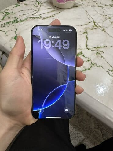 IPhone 16 Pro, Б/у, 256 ГБ, Черный, Защитное стекло, 92 % at lalafo.kg IPhone 16 Pro, Б/у, 256 ГБ, Черный, Защитное стекло, 92 %