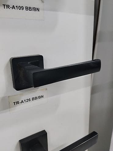 Эшиктин туткасылар: Ручка дверная TR-A126 BB/BN - Современная прямая планка с квадратной lalafo.kg да — 2 Эшиктин туткасылар: Ручка дверная TR-A126 BB/BN - Современная прямая планка с квадратной — 2