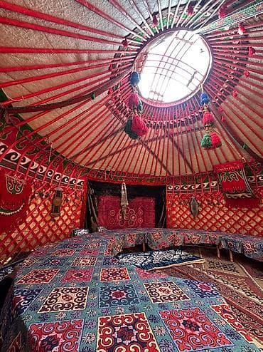 Аренда юрты, Каркас Деревянный, 75 баш, Казан, Посуда, Самовар at lalafo.kg Аренда юрты, Каркас Деревянный, 75 баш, Казан, Посуда, Самовар