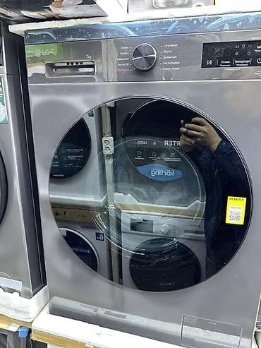 Стиральная машина LG с фронтальной загрузкой, серебристый корпус at lalafo.kg Стиральная машина LG с фронтальной загрузкой, серебристый корпус