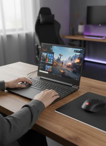 Ноутбук, HP, 16 ГБ ОЗУ, AMD Ryzen 7, 15.6 ", Новый, Игровой, память SSD at lalafo.kg Ноутбук, HP, 16 ГБ ОЗУ, AMD Ryzen 7, 15.6 ", Новый, Игровой, память SSD