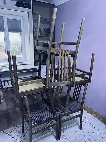 Тигүүчүлөр үчүн отургучтар: Ашкана үчүн отургуч, Колдонулган, Жыгач, түсү - Күрөң lalafo.kg да — 7 Тигүүчүлөр үчүн отургучтар: Ашкана үчүн отургуч, Колдонулган, Жыгач, түсү - Күрөң — 7