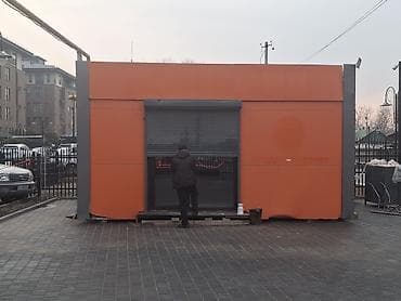 Мобильный офис из контейнера. утеплённая из нутри и обделана обой под at lalafo.kg Мобильный офис из контейнера. утеплённая из нутри и обделана обой под