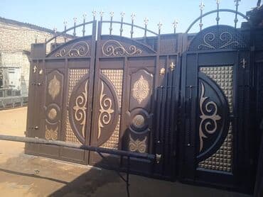 BAW: Сварочный работы козырки перила решоткиворота Навес Фермы любой lalafo.kg да — 1 BAW: Сварочный работы козырки перила решоткиворота Навес Фермы любой — 1