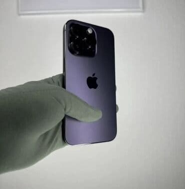 IPhone 14 Pro, Новый, 512 ГБ, Deep Purple, Зарядное устройство, Защитное стекло, Чехол, 90 % at lalafo.kg IPhone 14 Pro, Новый, 512 ГБ, Deep Purple, Зарядное устройство, Защитное стекло, Чехол, 90 %