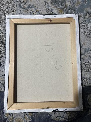 Картина на холсте «Горное озеро и Млечный Путь» - Авторская живопись at lalafo.kg Картина на холсте «Горное озеро и Млечный Путь» - Авторская живопись