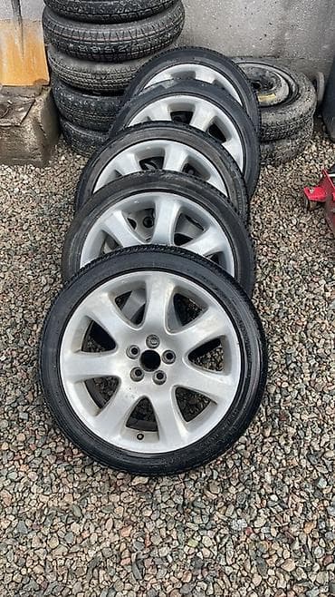 Колеса в сборе R 17, Лето, Б/у, Комплект, Литые, отверстий - 5 at lalafo.kg Колеса в сборе R 17, Лето, Б/у, Комплект, Литые, отверстий - 5