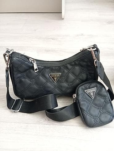 Набор женских сумок (4 модели) 1) Guess, черная стеганая сумка at lalafo.kg Набор женских сумок (4 модели) 1) Guess, черная стеганая сумка
