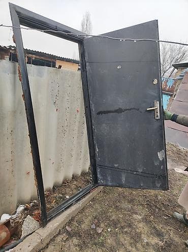 Металл сейф эшиктери: Металлическая входная дверь с коробкой - Полотно и рама из стали lalafo.kg да — 5 Металл сейф эшиктери: Металлическая входная дверь с коробкой - Полотно и рама из стали — 5