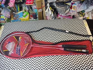 Набор для бадминтона в чехле - В комплекте: 2 ракетки. - Удобный at lalafo.kg Набор для бадминтона в чехле - В комплекте: 2 ракетки. - Удобный