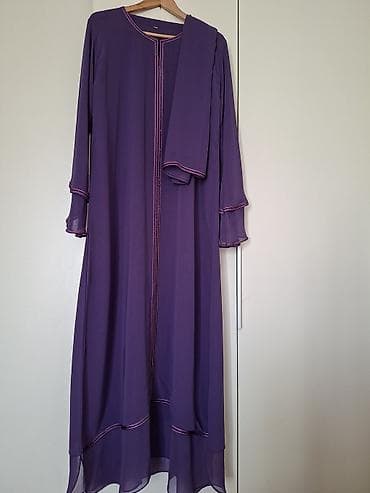 Вечернее платье, Классическое, Длинная модель, Шифон, С рукавами, Стразы, Стандарт at lalafo.kg Вечернее платье, Классическое, Длинная модель, Шифон, С рукавами, Стразы, Стандарт