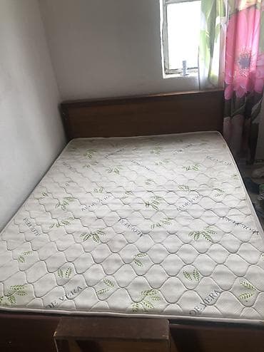 Продаю кровать с матрасом 9500 lalafo.kg да Продаю кровать с матрасом 9500