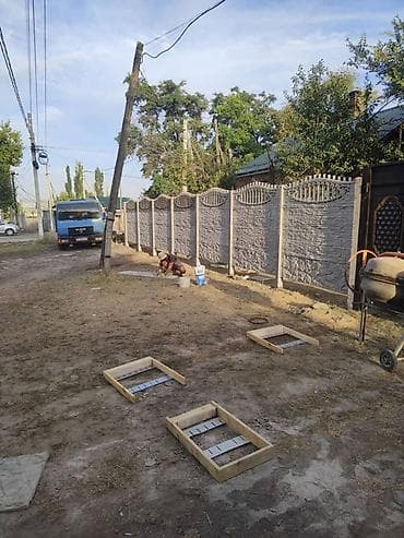 Кирпичные заборы: Декоративные железобетонные заборы (еврозабор) — изготовление и монтаж at lalafo.kg — 8 Кирпичные заборы: Декоративные железобетонные заборы (еврозабор) — изготовление и монтаж — 8