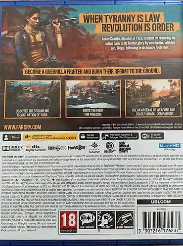 Xbox үчүн оюндар: Игра Far Cry 6 (диск Blu‑ray) для PlayStation 5 - Издание для PS5 lalafo.kg да — 4 Xbox үчүн оюндар: Игра Far Cry 6 (диск Blu‑ray) для PlayStation 5 - Издание для PS5 — 4