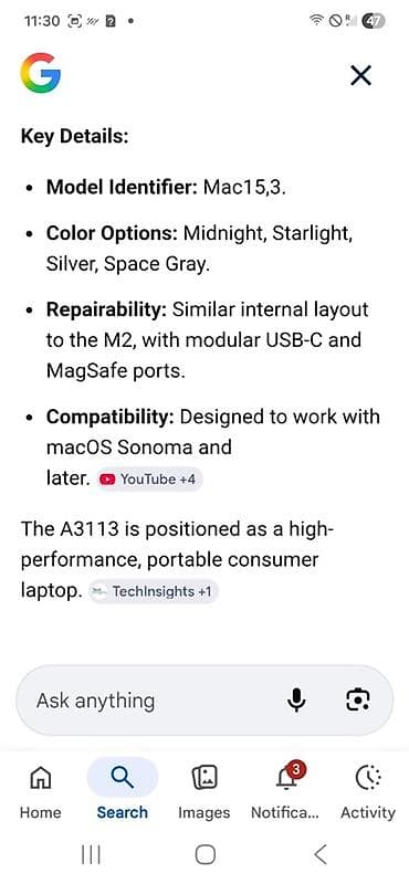 Apple MacBook Air (цвет Midnight) с комплектом зарядки MagSafe at lalafo.kg — 8 Apple MacBook Air (цвет Midnight) с комплектом зарядки MagSafe — 8