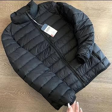 Стёганая куртка-пуховик, черная - Тип: легкая утепленная куртка at lalafo.kg Стёганая куртка-пуховик, черная - Тип: легкая утепленная куртка